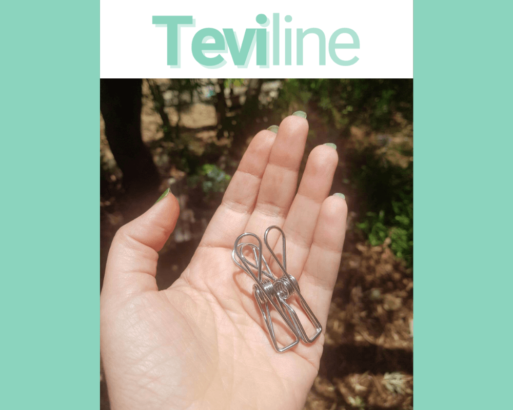 Teviline™ Premium Stainless Steel Pegs 50 Pack