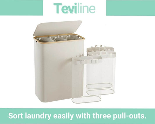 Teviline™ Premium 150L Collapsible Laundry Hamper