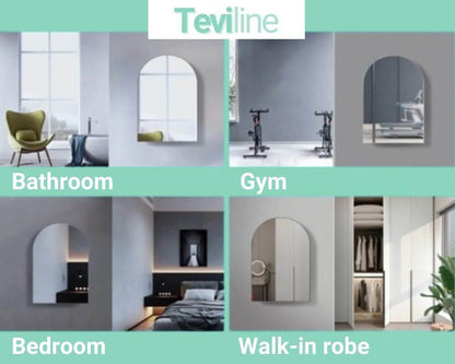 Teviline™ Premium Arch Bathroom Wall Mirror Cabinet