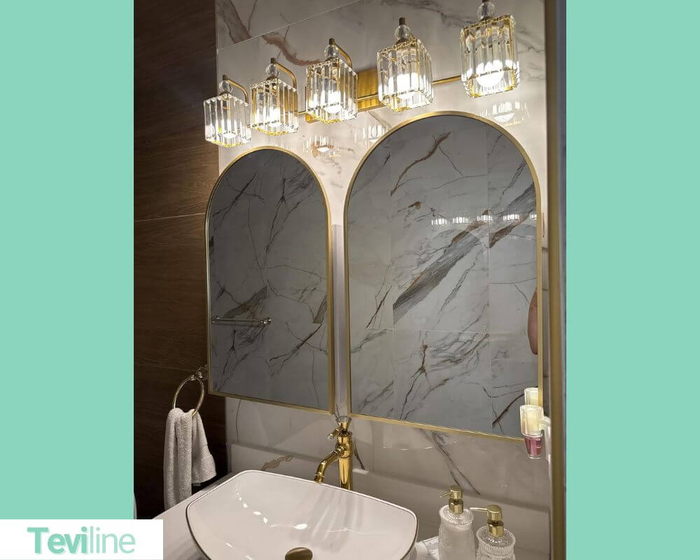 Teviline™ Premium Arch Bathroom Wall Mirror Cabinet